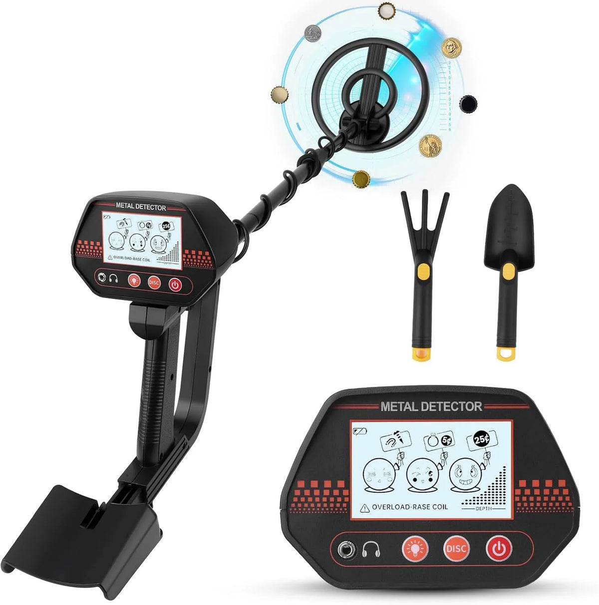 Metalldetektor: LCD, für Kinder, wasserbeständig, mit Display, 78 Cm, 107Cm, für Metallbearbeitung