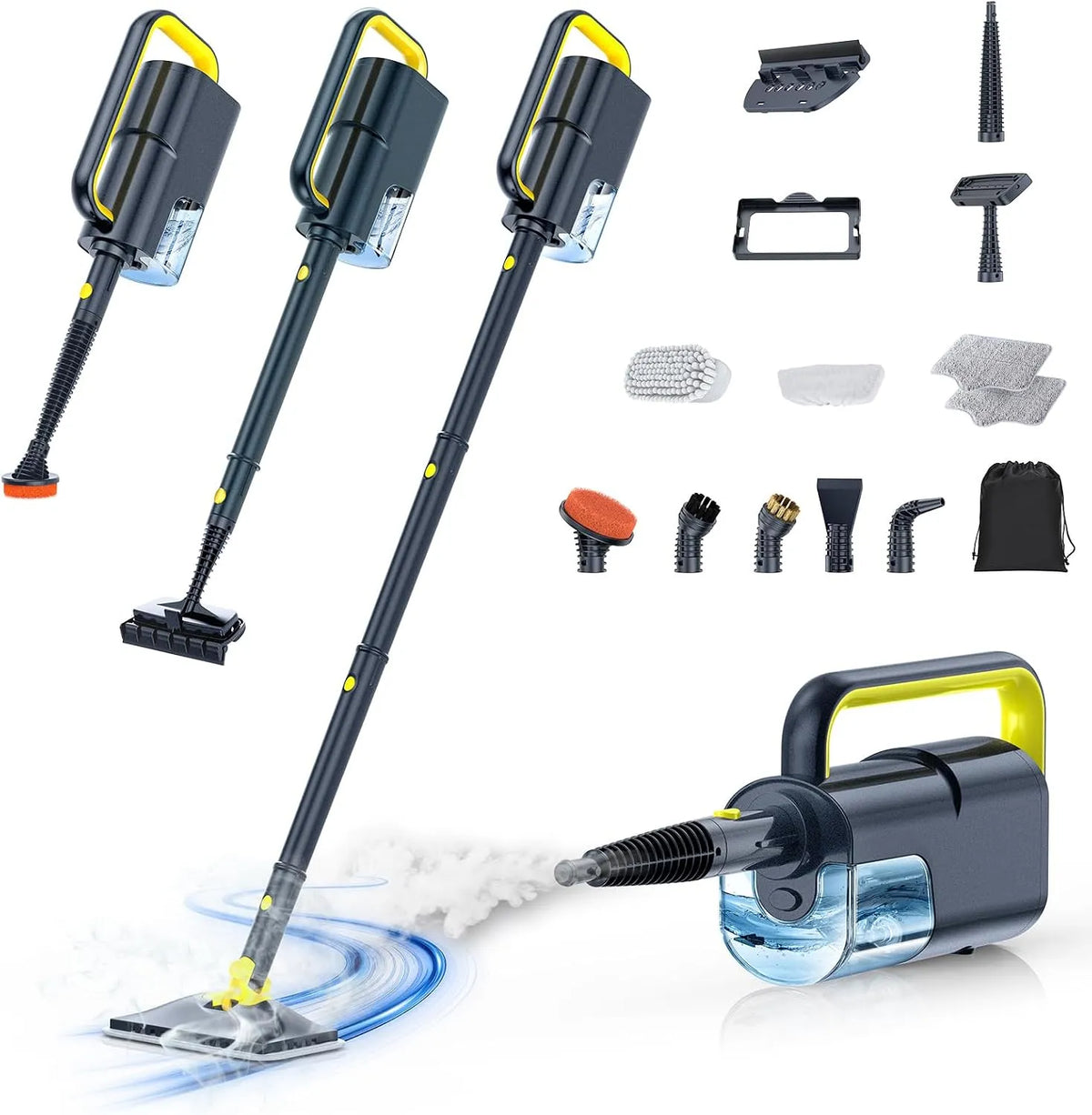 Dampfreiniger, abnehmbares Element