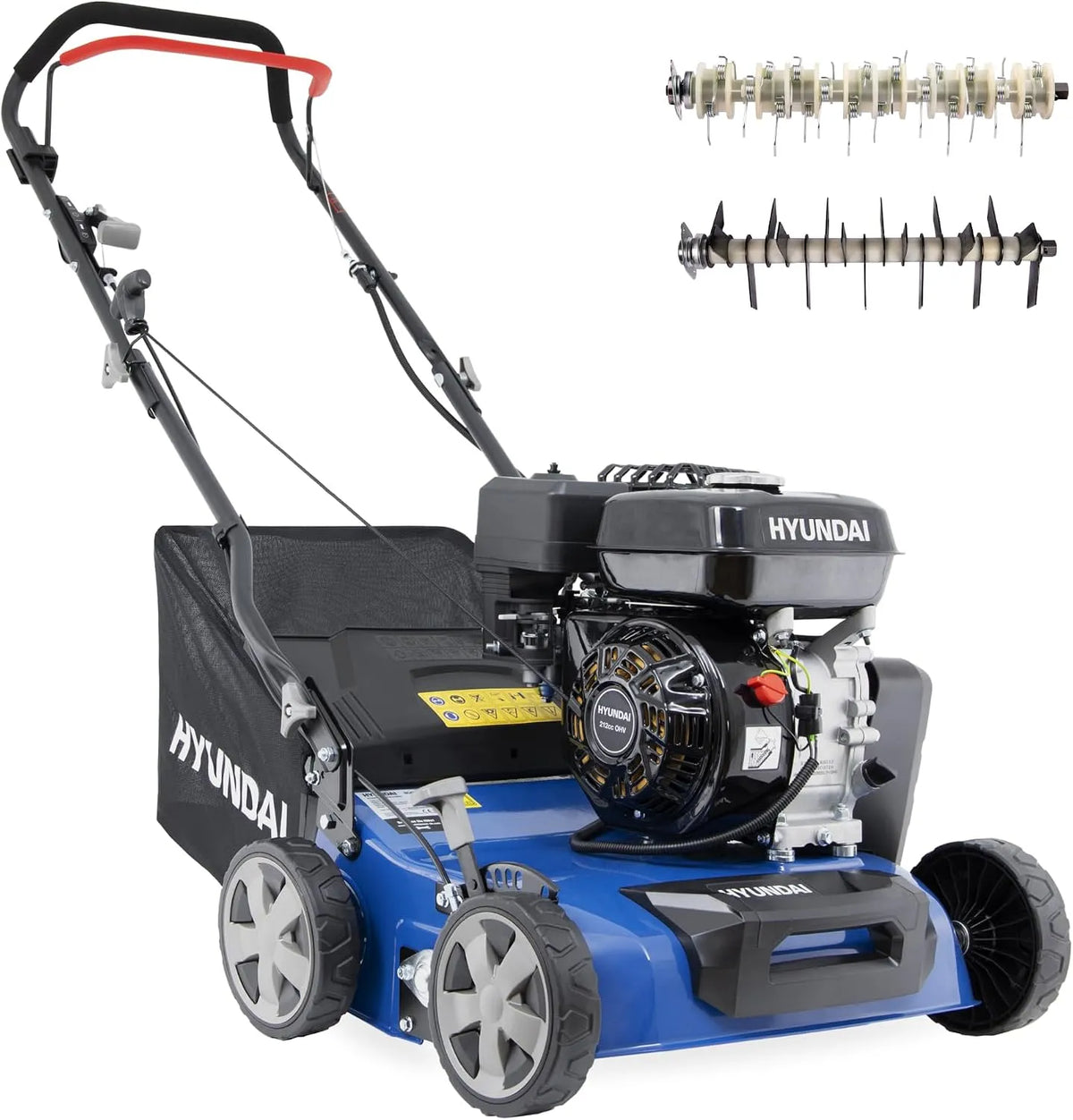 Vertikutierer – SC4002G, 2-in-1, 40 cm, 40L, 5.6 PS, für die Gartenpflege, grün, HYUNDAI SC4002G