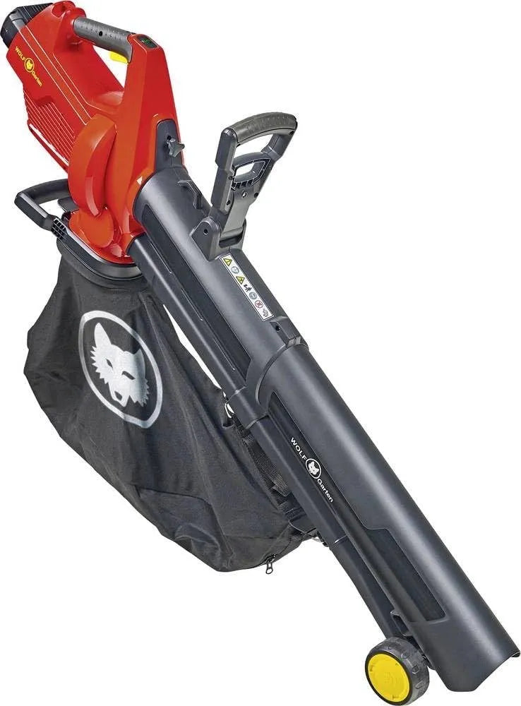 Laubbläser, LYCOS, Akku-Betrieb, 2-in-1, 480 V, 480M3/H, für die Gartenpflege, rot