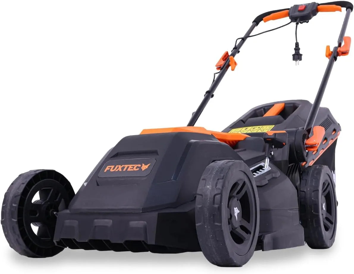 FUXTEC FX-RME38- Rasenmäher – 38cm, 70mm, 40L, 12kg, für die Gartenpflege