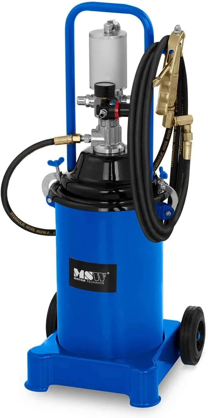 Fettpresse Druckluft Fahrbar Schmierpresse PRO-G 12M 12 L – 4 m, 8 bar, 400 bar