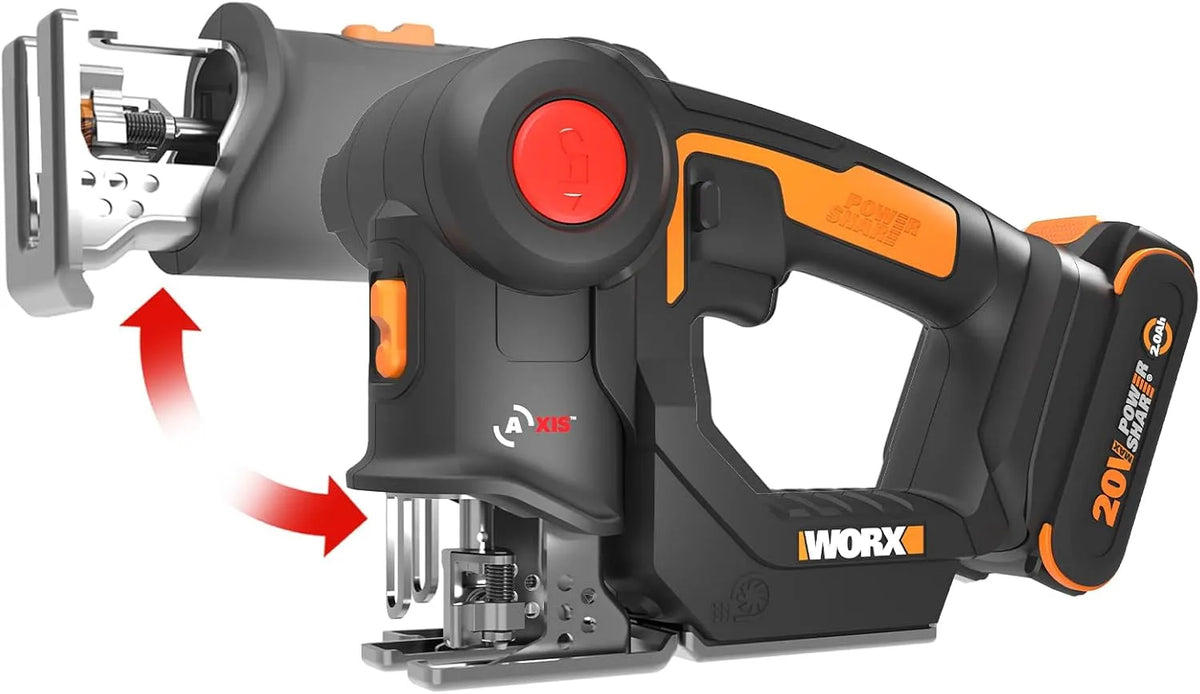 WORX WX550L Säbelsäge und Universalsäge