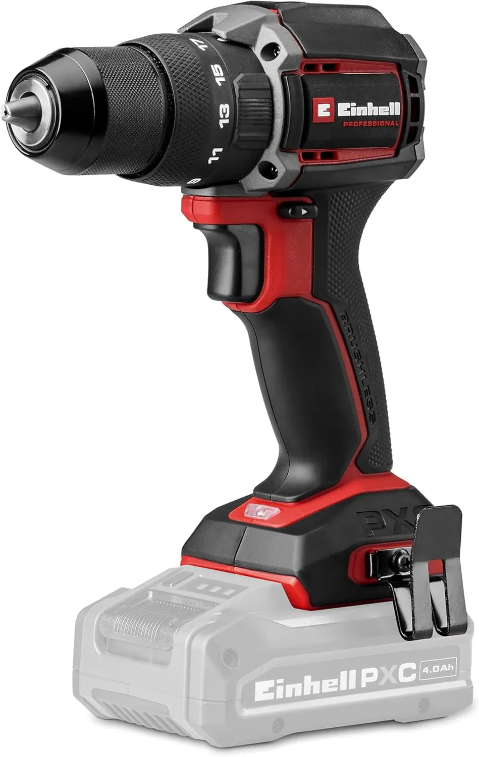 Einhell CD 18 Professional Akku-Schlagbohrmaschine zum Bohren in Mauerwerk und für Montagearbeiten TP-CD 18/70-C Li-i BL-Solo – Akku-Betrieb, für