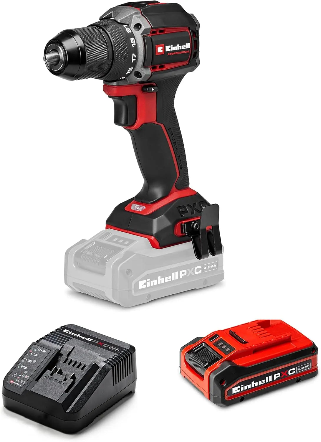 Einhell CD 18 Professional Akku-Bohrschrauber TP-CD 18/70-C Li BL PXC 18 V – Akku-Betrieb, bürstenloser Motor, für gewerblichen Einsatz, 13 mm, 70 Nm
