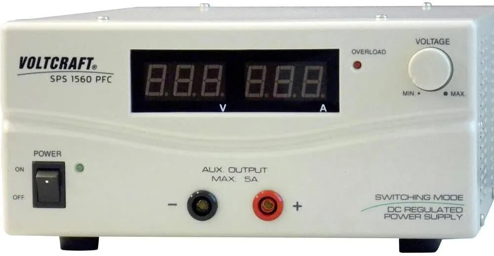 VOLTCRAFT Regelbares DC-Labornetzgerät und Tischnetzteil, 900 W, 15 V, 60 A, für Elektroniktest und Reparatur
