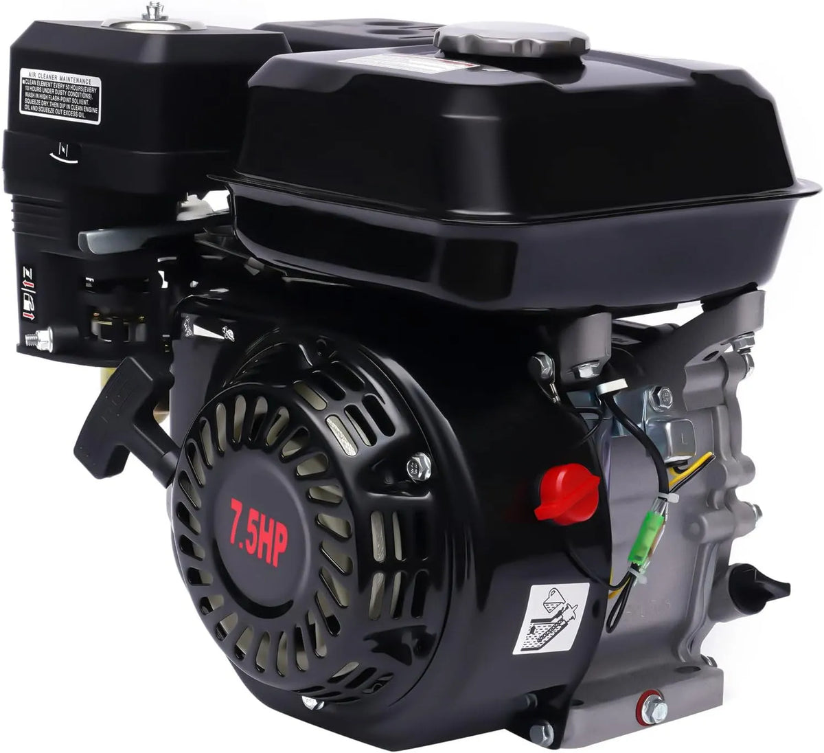 Gasbetriebener tragbarer Generator - 5100 Watt - Schwarz