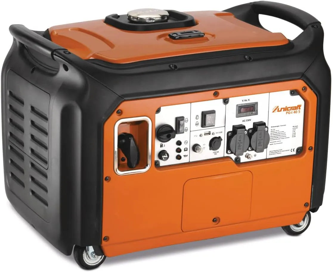 Stromerzeuger und Notstromaggregat, 230V, 12V, 8A, 223cc, Schuko-Anschluss