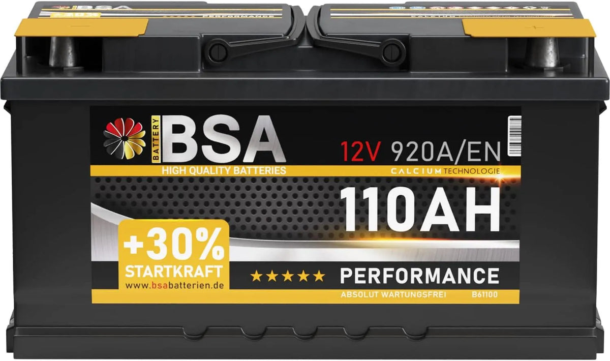 Versorgungsbatterie und Solar- und Freizeitakku, 110Ah, 100Ah, 95Ah, 92Ah