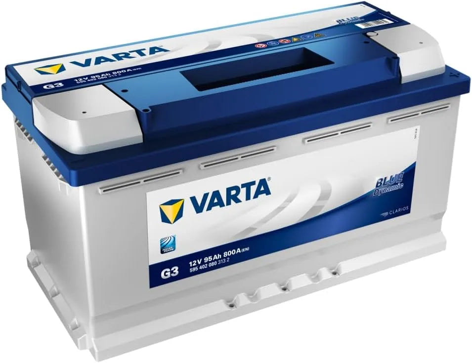 Varta Versorgungsbatterie und Solar- und Freizeitakku, 95 Ah, 800 A, für Fahrzeug und mobile Stromversorgung