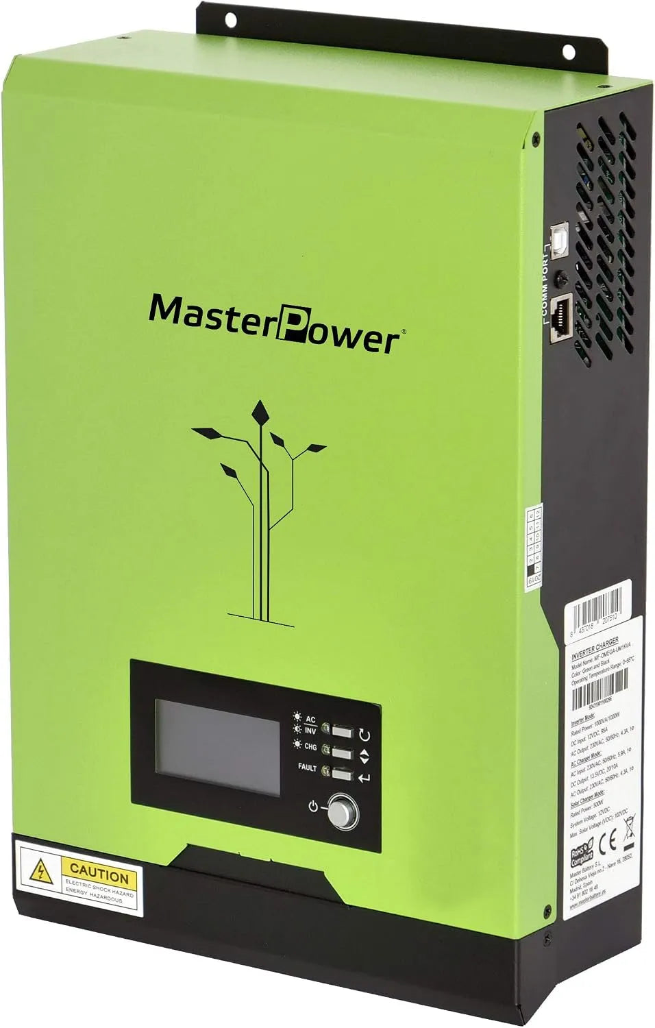 Hybrid-Solarwechselrichter und MPPT-Ladewechselrichter, mit MPPT-Regler, 1000 W, 12 V