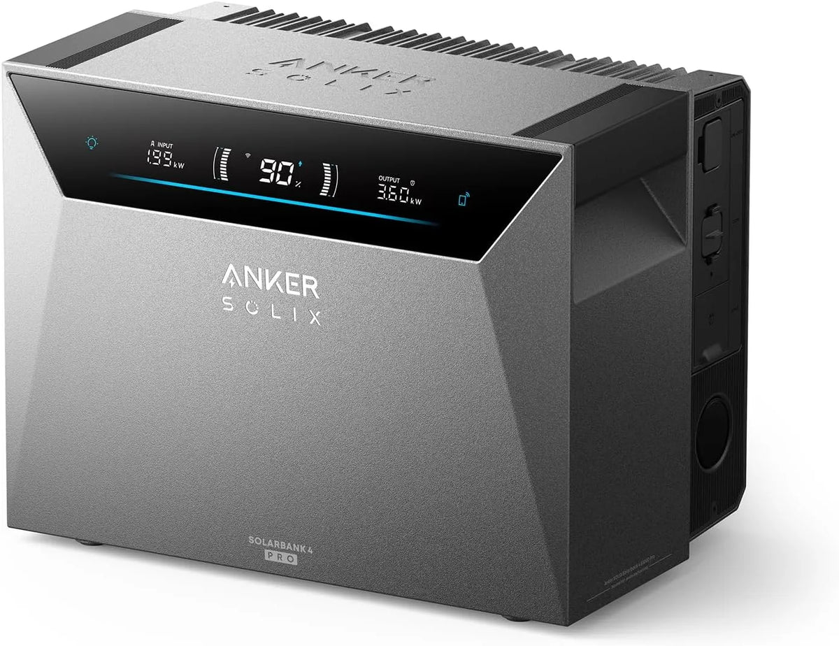 Anker SOLIX Balkonkraftwerk-Komplettset und Photovoltaiksystem, 30kWh, 5000W, 2500W