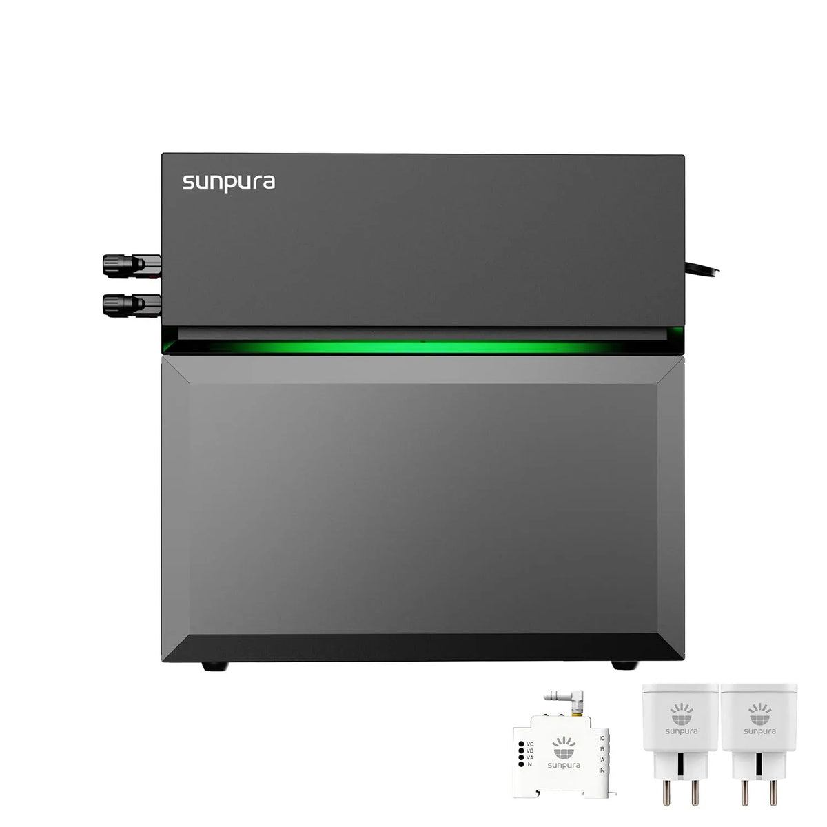 Speichersystem S2400 Balkonkraftwerk-Komplettset und Photovoltaiksystem, 2,4 kWh, 9,6 kWh, IP65
