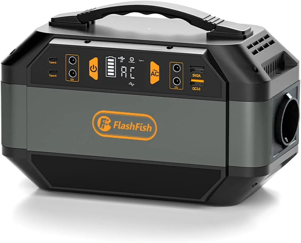 Tragbare Powerstation und Solargenerator, reine Sinuswelle, 288,6Wh, 78000mAh, 330W, 600W, für Camping und Wohnmobil