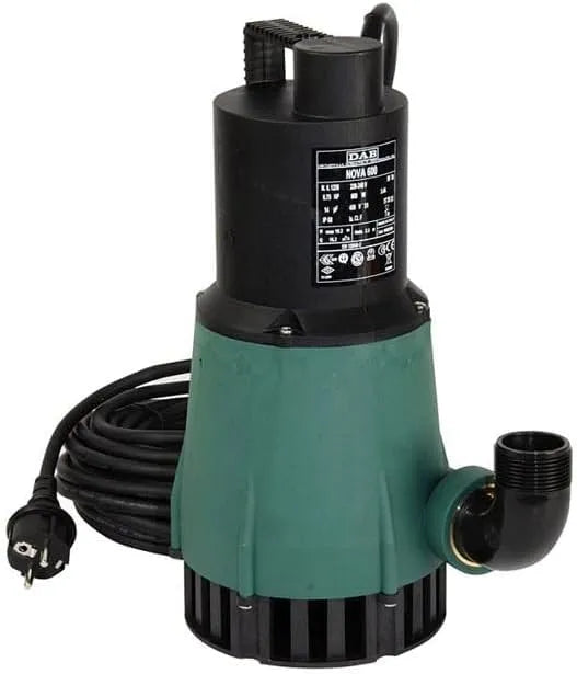 Klarwasser-Tauchpumpe und Entwässerungspumpe, 15 m³/h, 0,55 kW, 380 V