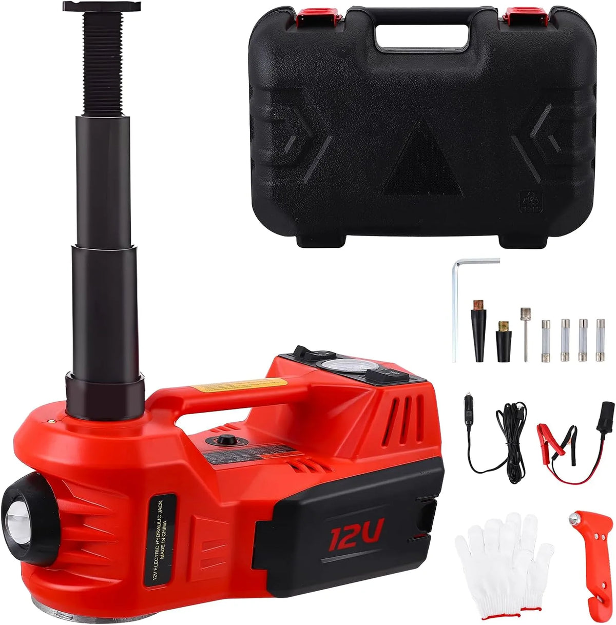 Hydraulischer Wagenheber: SUV, hydraulischer Mechanismus, LED-Anzeige, tragbar, 45cm, 12 V, für Fahrzeugpflege