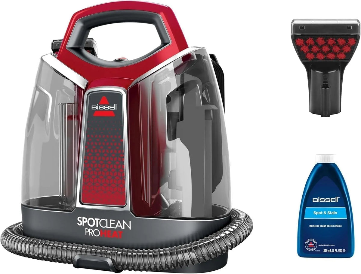 BISSELL SpotClean ProHeat Reinigungsgerät zum Lösen alltäglicher Verschmutzungen auf Böden und Haushaltsflächen 330W 36988 – für Teppiche und Polster