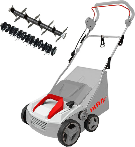 IKRA IEVL 1838 Vertikutierer: 38cm, 1800W, für die Gartenpflege, grün