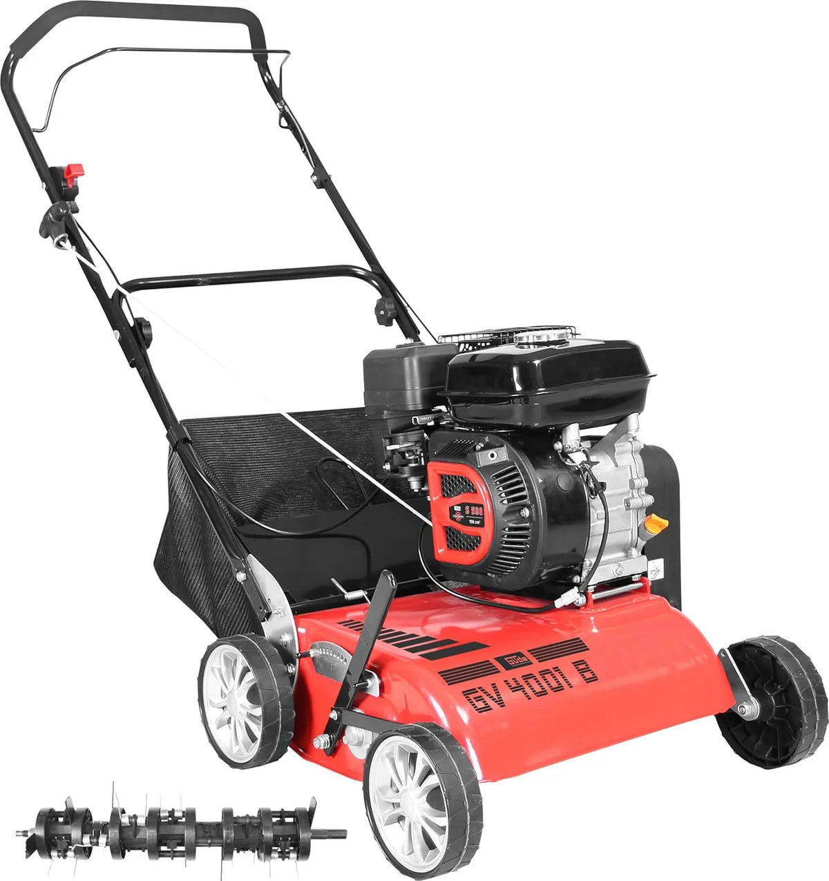 Güde Motor-Vertikutierer GV 4001 Vertikutierer, 2 in 1, 40 cm, 580 V, 30l, grün