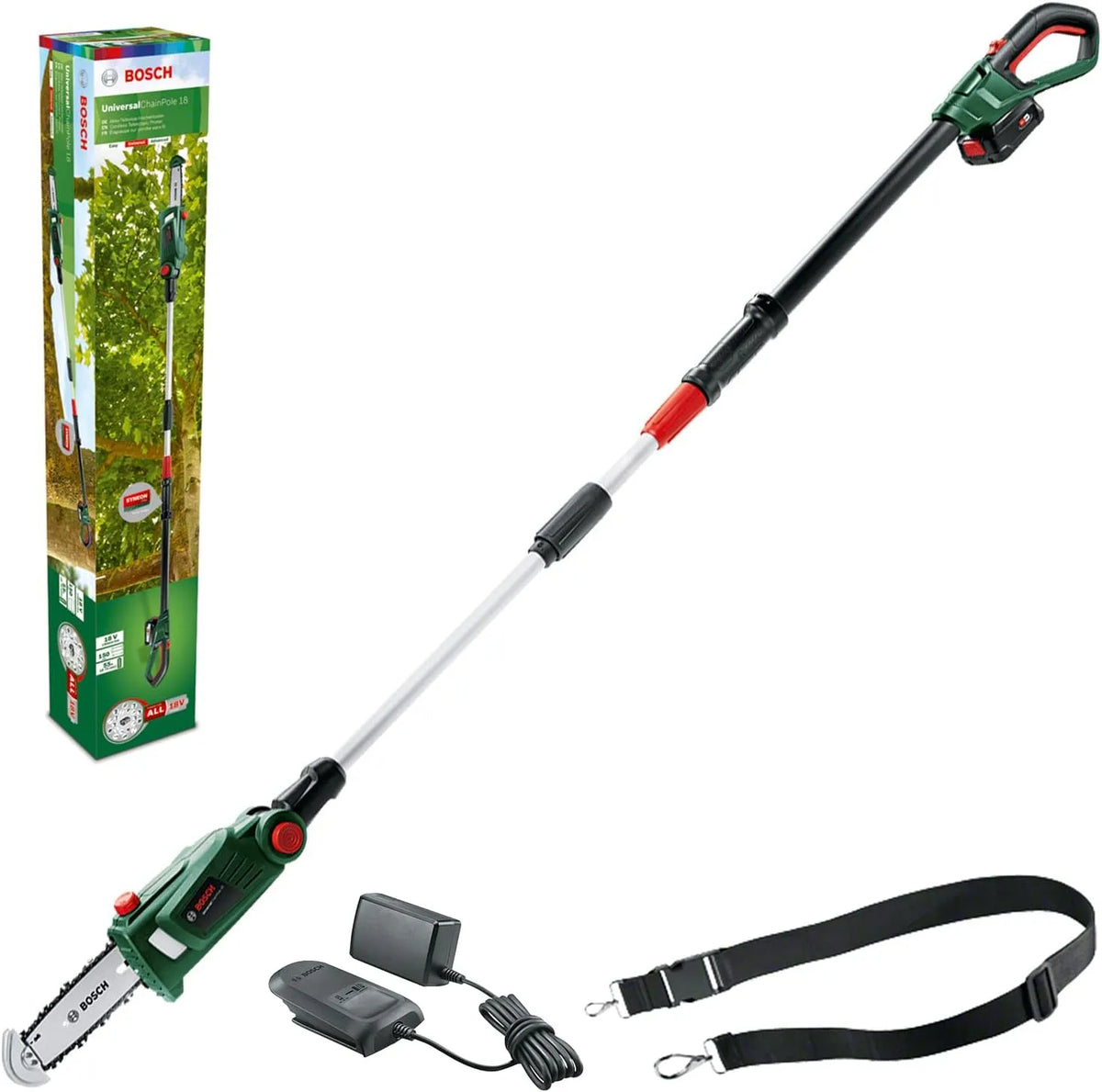 Bosch Kettensäge, Akku-Betrieb, 18 V