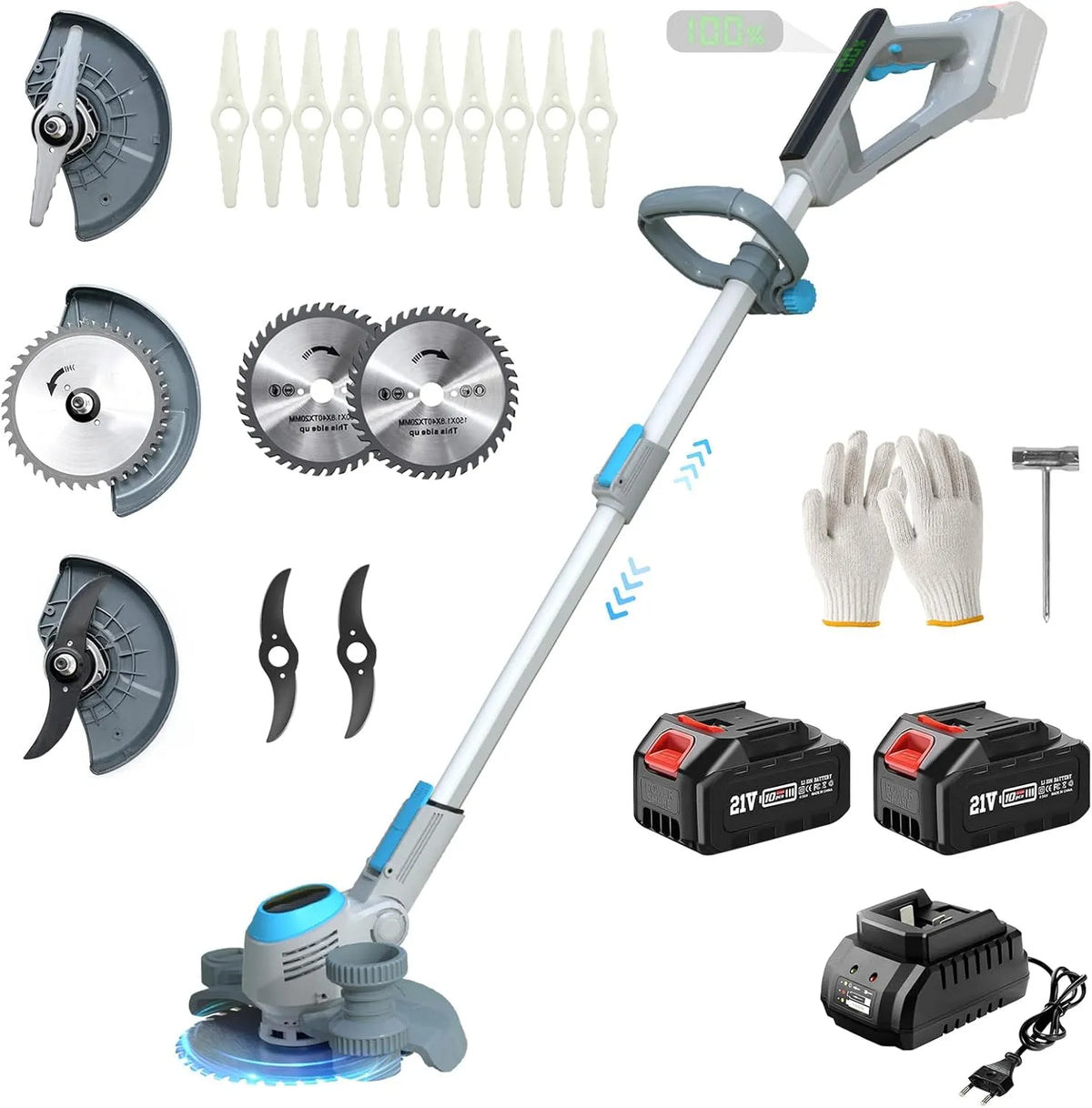 Makita Rasentrimmer: Akku-Betrieb, 2 in 1, für die Gartenpflege