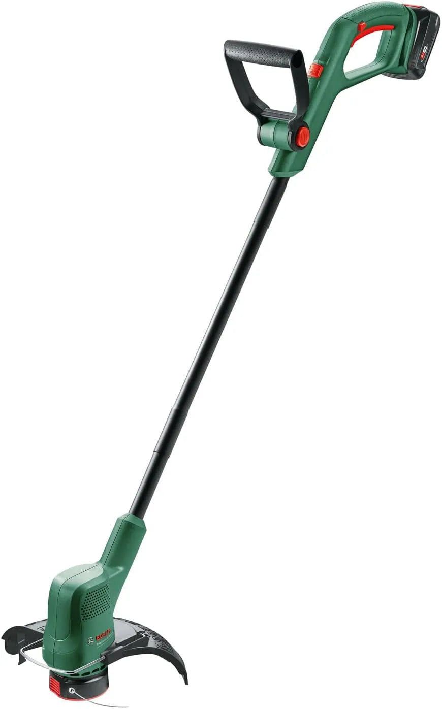 Bosch Rasentrimmer: Akku-Betrieb, 23 cm, 18V, 2,0 Ah, für die Gartenpflege