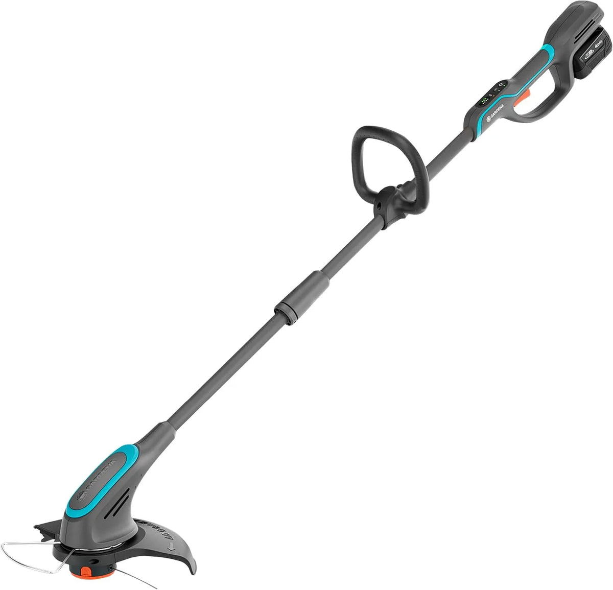 Gardena Akku-Rasentrimmer P4A Rasentrimmer, Akku-Betrieb, verstellbar, 18V, für die Gartenpflege