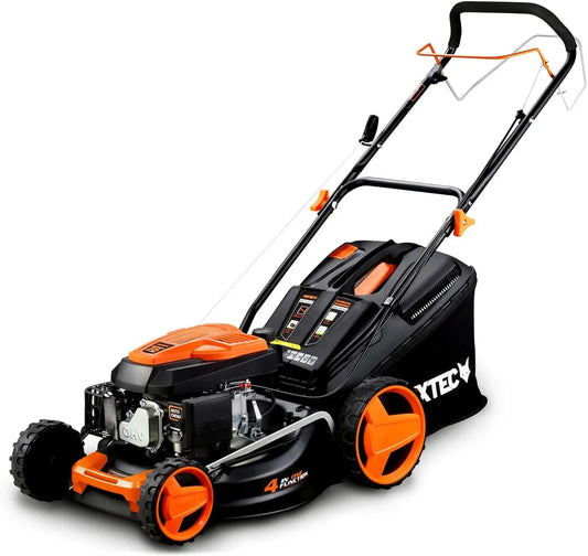 FUXTEC 4in1 FX-RM4646 Rasenmäher – 46 cm, 50L, für die Gartenpflege