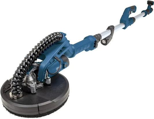 Germania Wandschleifer und Deckenschleifer 710W mit Zubehör – Teleskopstiel, LED-Anzeige, blau