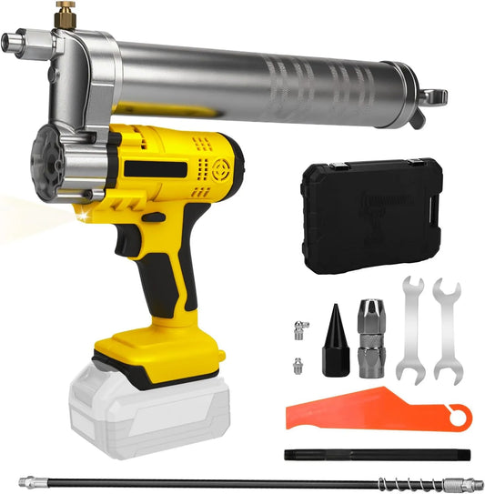 DeWalt 18V WingFly Akku-Fettpresse für 18V: PSI, Akku-Betrieb, bürstenloser Motor, 20v, 600ml, für Fahrzeugpflege