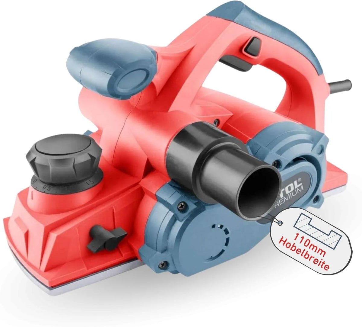 Elektrohobel, 110mm, 3mm, 1000W