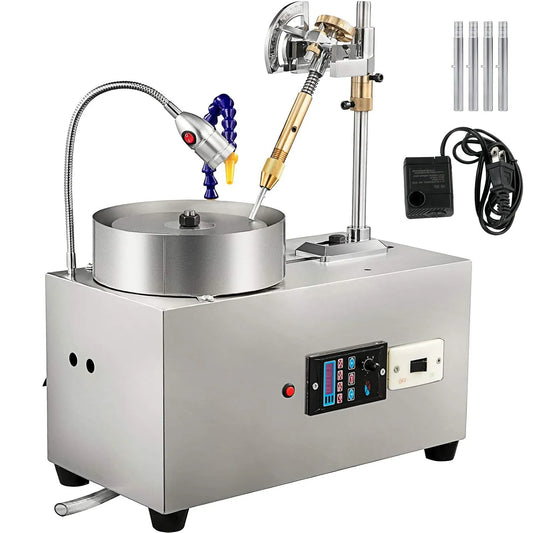 VEVOR 180 W Edelsteinfacettenmaschine 220 V Edelsteinschleifen 40 x 20 x – 40 × 20 × 22 cm