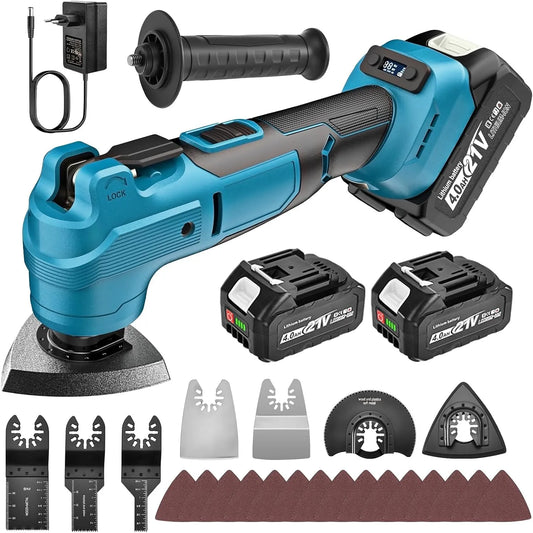 Makita 18V Yofuly Akku Multifunktionswerkzeug Kompatibel mit 18V Akku: Akku-Betrieb, bürstenloser Motor, 4.0Ah, für Fahrzeugpflege