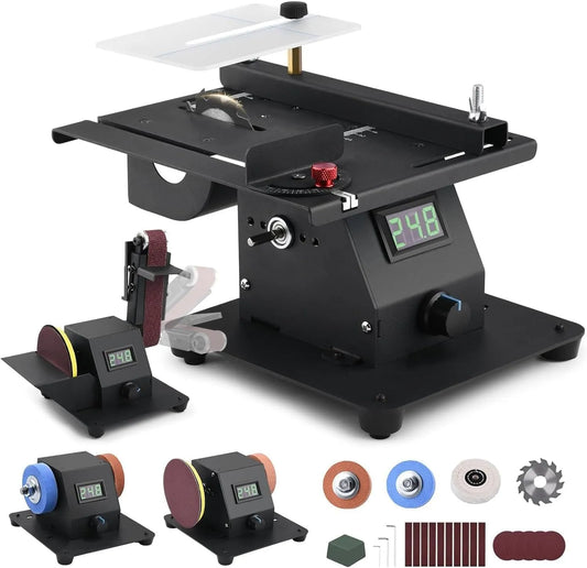 Kreissäge, IN-1, verstellbar, LED-Anzeige, 350W
