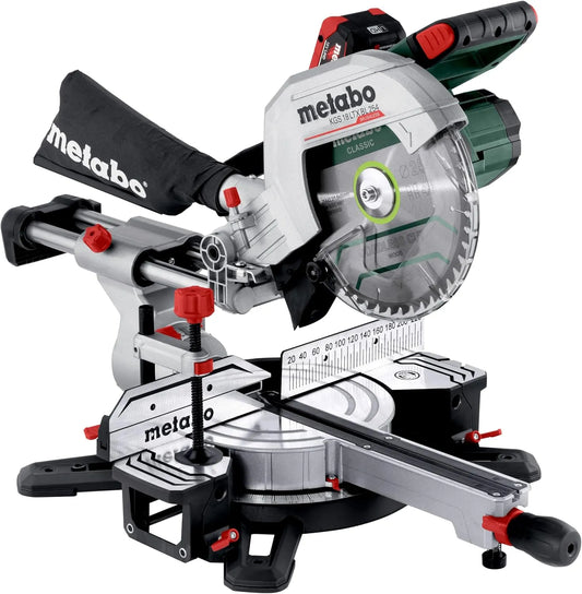Metabo Akku-Kappsäge KGS 18 Akku-Kappsäge KGS 18 LTX BL 254-18 V: Akku-Betrieb, Staubabsaugung, LED-Anzeige, 8.0Ah
