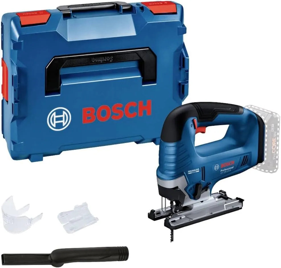 Bosch Professional 18V System Akku Stichsäge GST 18V-125 B mit Bügelhandgriff, Akku-Betrieb, für gewerblichen Einsatz