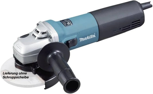 Makita 9565HRZ Winkelschleifer zum Trennen, Entgraten und Bearbeiten von Metalloberflächen, 125 mm, 1.100 W, schwarz