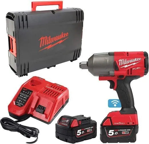 Milwaukee Schlagschrauber und Impulsschrauber – M18ONEFHIWF34-502X, Akku-Betrieb, 18 V, rot