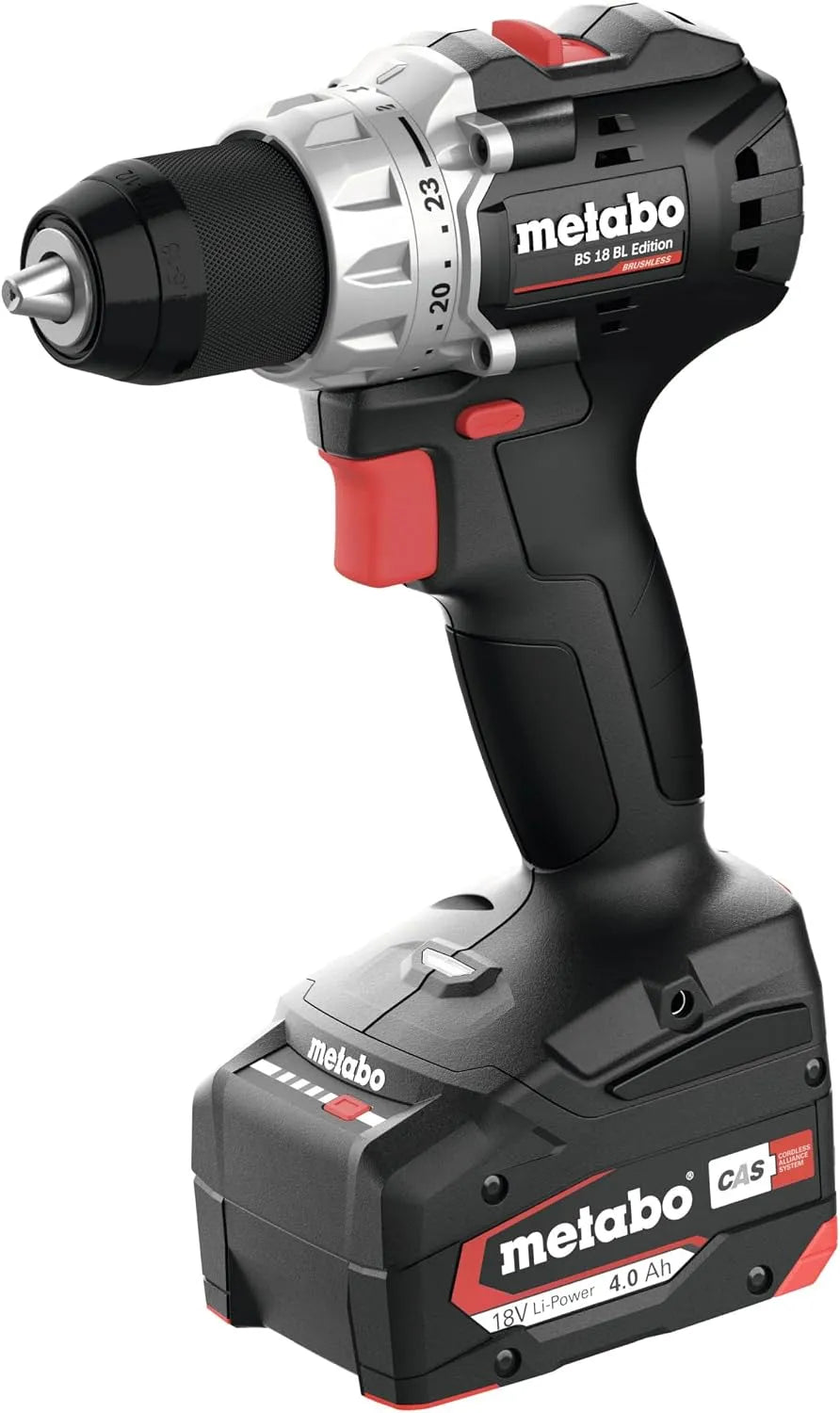 Metabo Akku-Bohrschrauber BS 18 Akku-Bohrschrauber BS 18 BL Edition, CAS, Akku-Betrieb, bürstenloser Motor, kompakte Bauweise, 36 mm, 18 V, 60 Nm