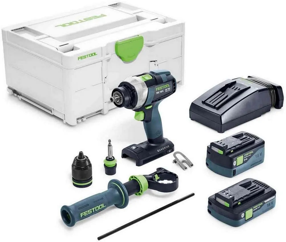 Festool Akku-Bohrschrauber TDC 18 Akku-Bohrschrauber TDC 18/4 5: Akku-Betrieb, 18V