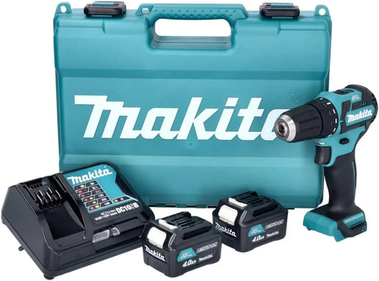 Makita DF332DSME Bohrschrauber zum Bohren und zügigen Befestigen bei Montagearbeiten – Akku-Betrieb