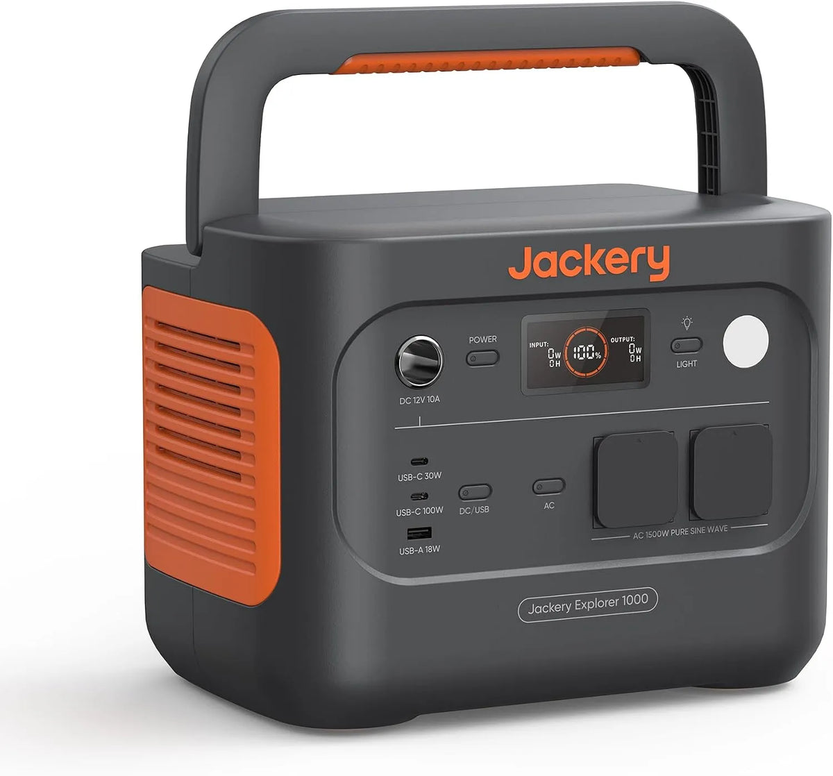 Jackery E1000 Tragbare Powerstation und Solargenerator, Schnellladefunktion