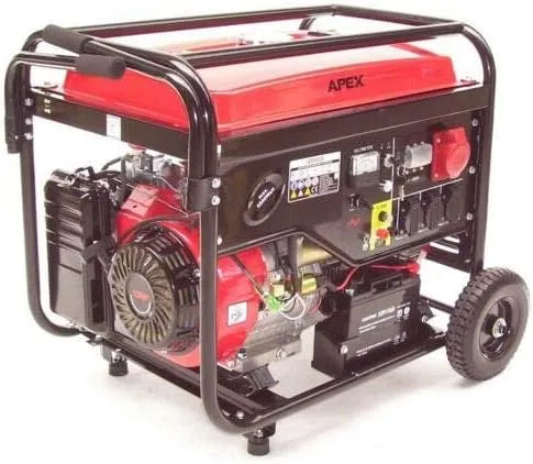 Stromerzeuger und Notstromaggregat, 230V, 400V, 12V, 389 ccm