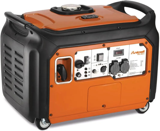 Stromerzeuger und Notstromaggregat, 230V, 12V, 8A, 223cc, Schuko-Anschluss