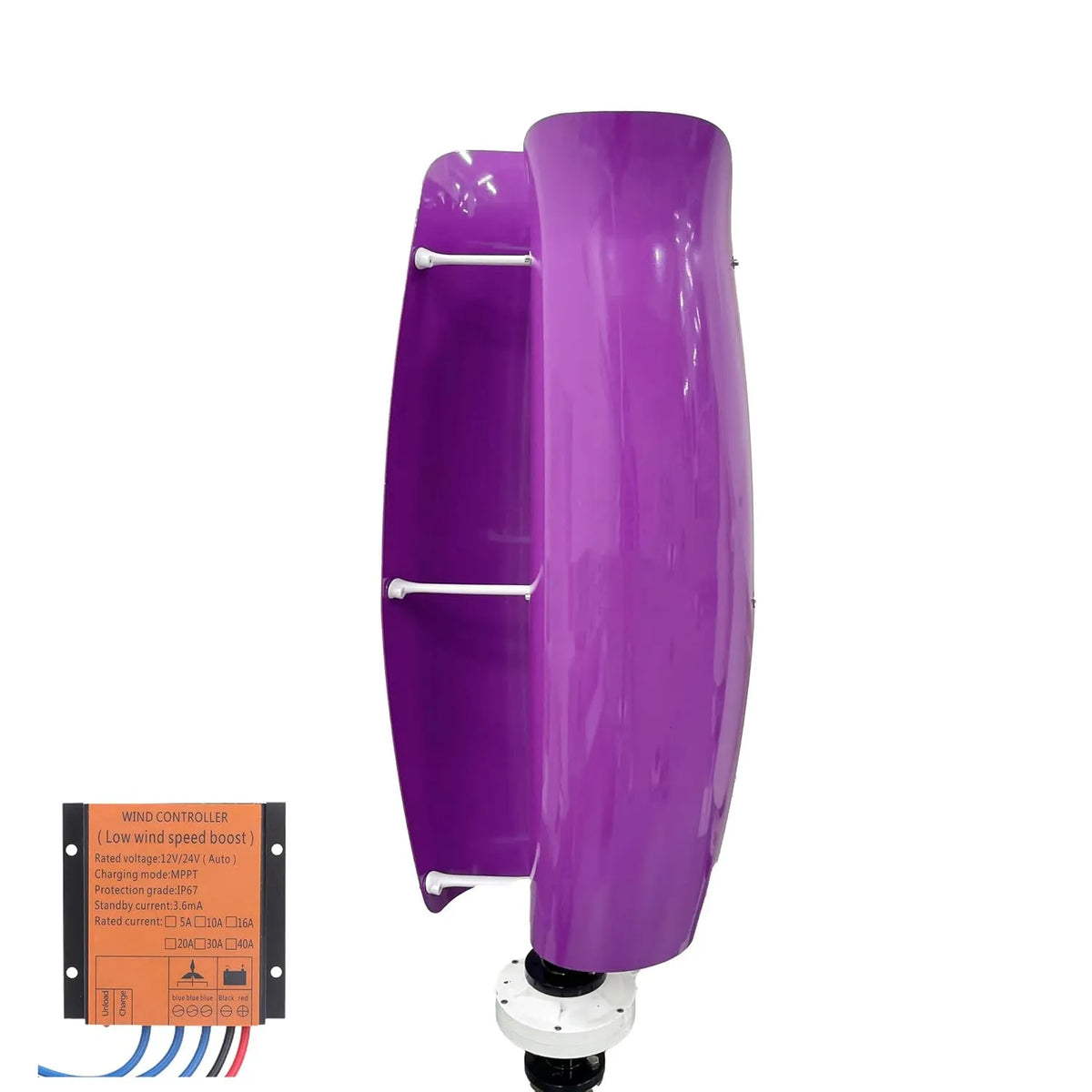 Windkraftanlage und Windgenerator, 800W, mit MPPT-Regler, 12V, 24V, 48V, für Gartenbewässerung