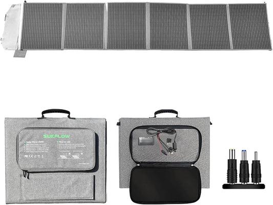 Solarmodul und Photovoltaikpanel, 200W, faltbar, IP65