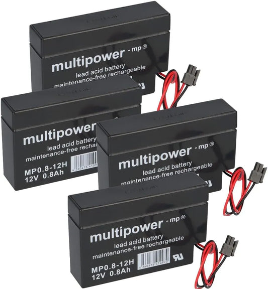 Versorgungsbatterie und Solar- und Freizeitakku, 0,8Ah, 12V