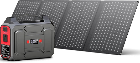 Peak/100W Tragbare Powerstation und Solargenerator, 146Wh, 200W, für Camping und Wohnmobil, solarbetrieben, 40W