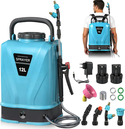 Drucksprühgerät und Rückenspritze, 12 Liter, für Gartenbewässerung