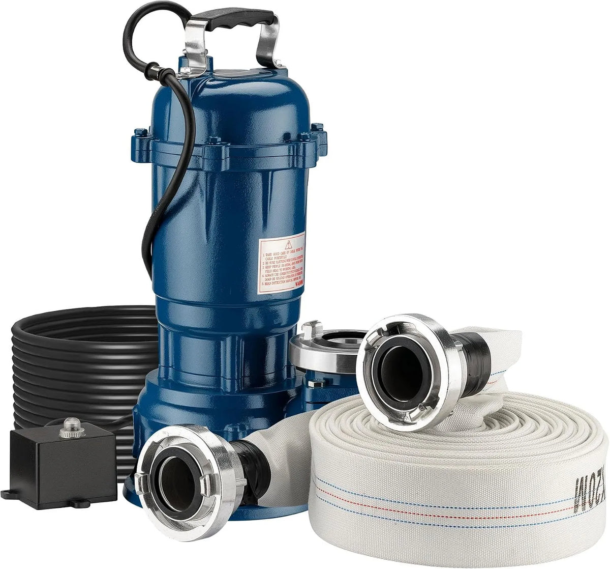 Schmutzwasser-Tauchpumpe und Entwässerungspumpe, 16.200 l/h, 550 W, 20 m